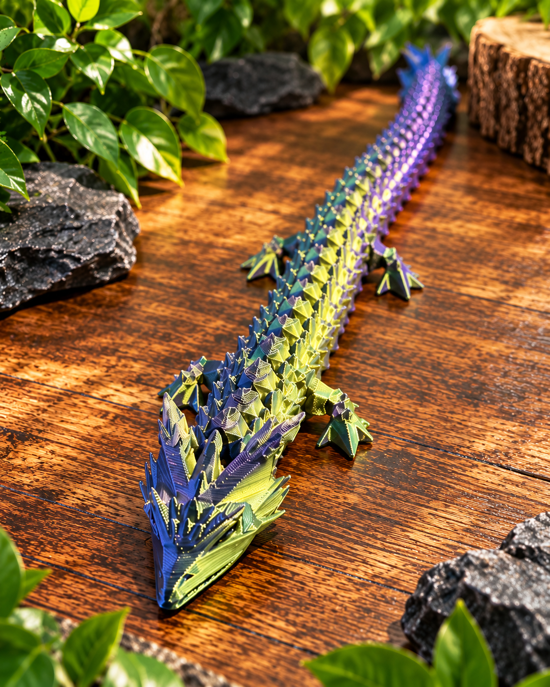 3D Printed Flexible Dragon | Articulated Dragon Toy | Unique Fidget Gift