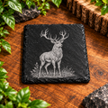 Personalised Engraved Slate Coaster | Custom Drink Mat | Unique Housewarming Gift