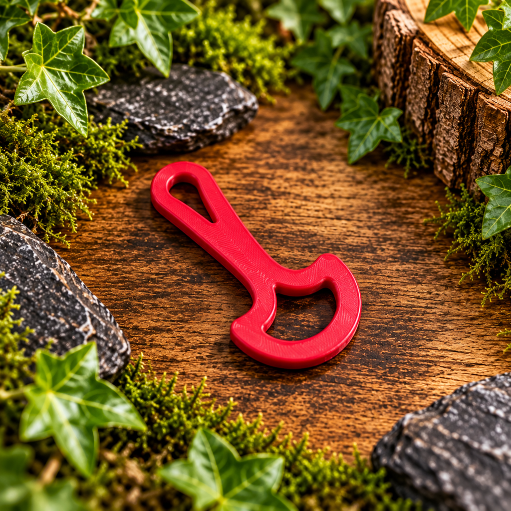 3D Printed Trolley Key | Reusable Shopping Trolley Coin | Handy Keyring Accessory | Unique Gift