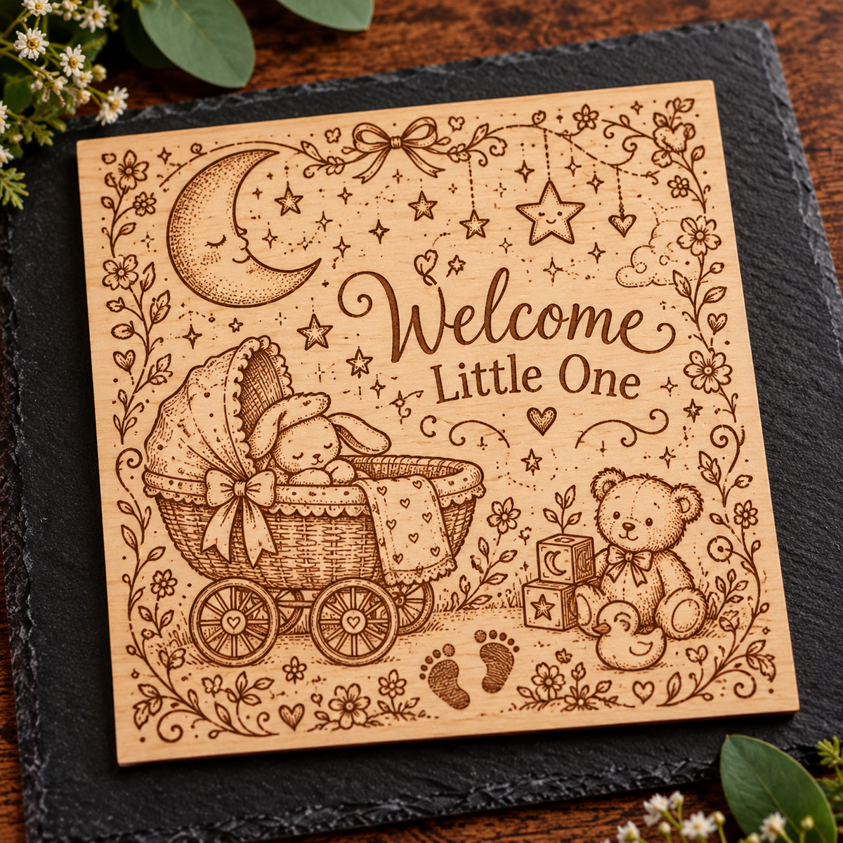 Personalised Wooden Plaque | Custom Engraved Gift | Unique Wooden Sign for Any Occasion