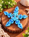 3D Printed Articulating Starfish | Flexible Fidget Toy | Sensory Desk Buddy | Unique Gift