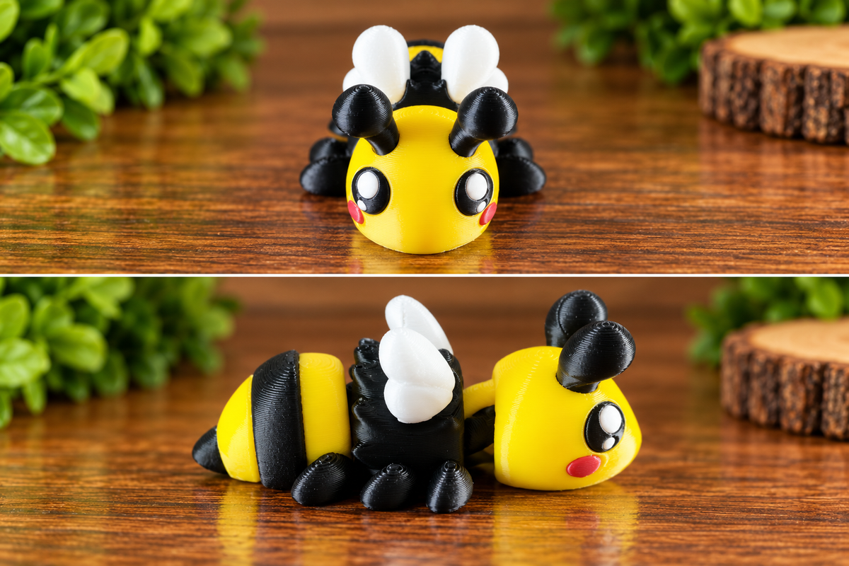 3D Printed Flexi Animal Fidget Toy | Cute Articulated Animal | Sensory Gift