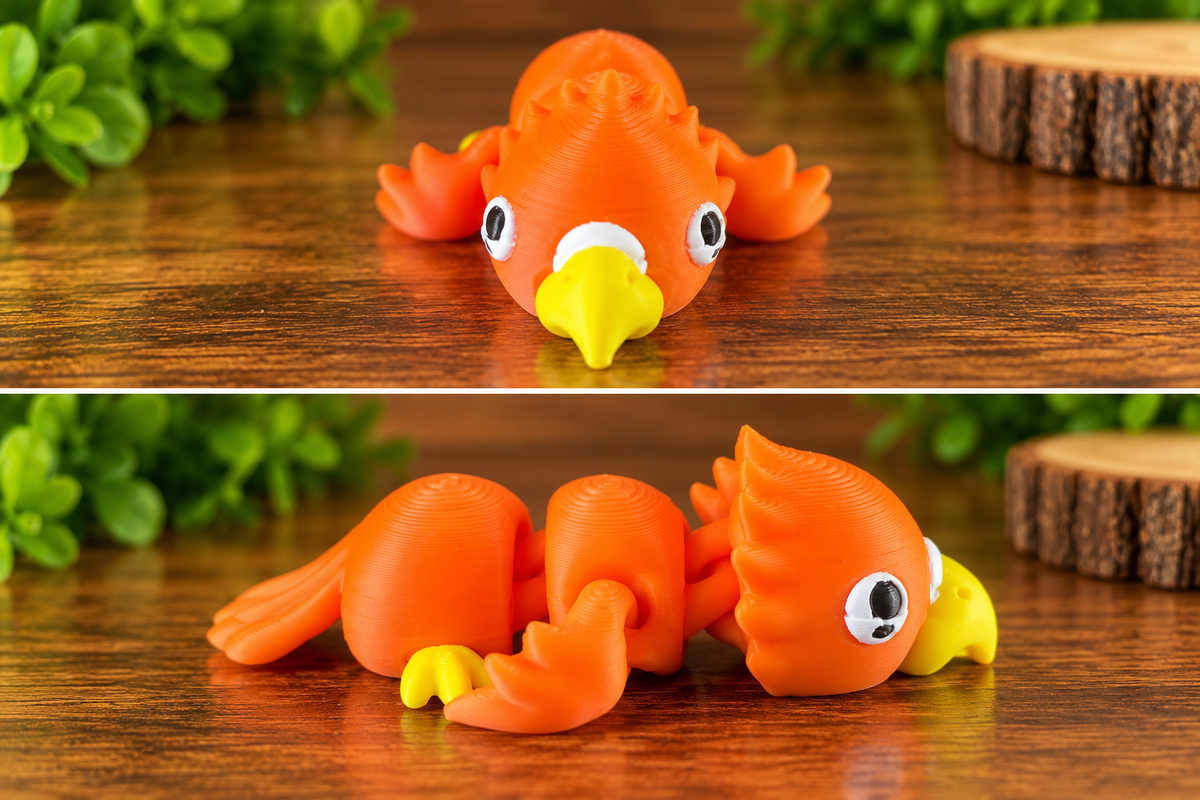 3D Printed Flexi Animal Fidget Toy | Cute Articulated Animal | Sensory Gift