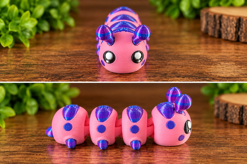 3D Printed Flexi Animal Fidget Toy | Cute Articulated Animal | Sensory Gift