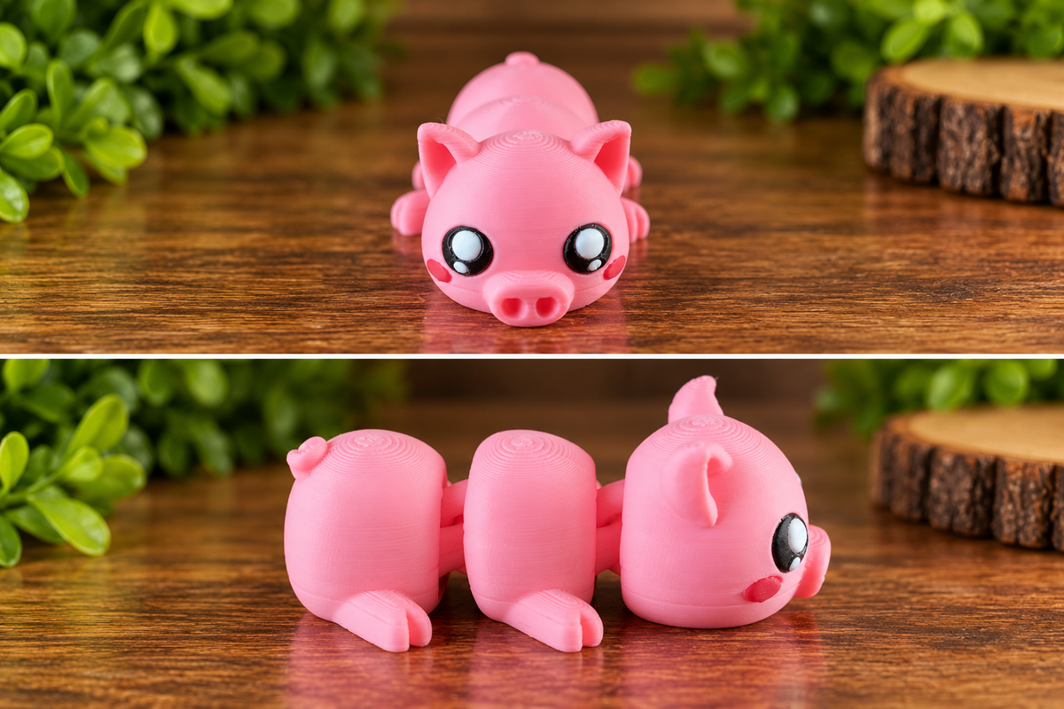 3D Printed Flexi Animal Fidget Toy | Cute Articulated Animal | Sensory Gift