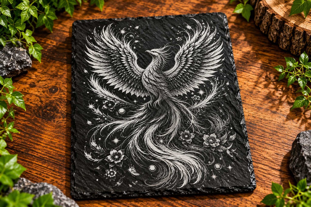 Personalised Laser Engraved Slate Centrepiece | Custom Decorative Slate Display | Unique Gift for Any Occasion