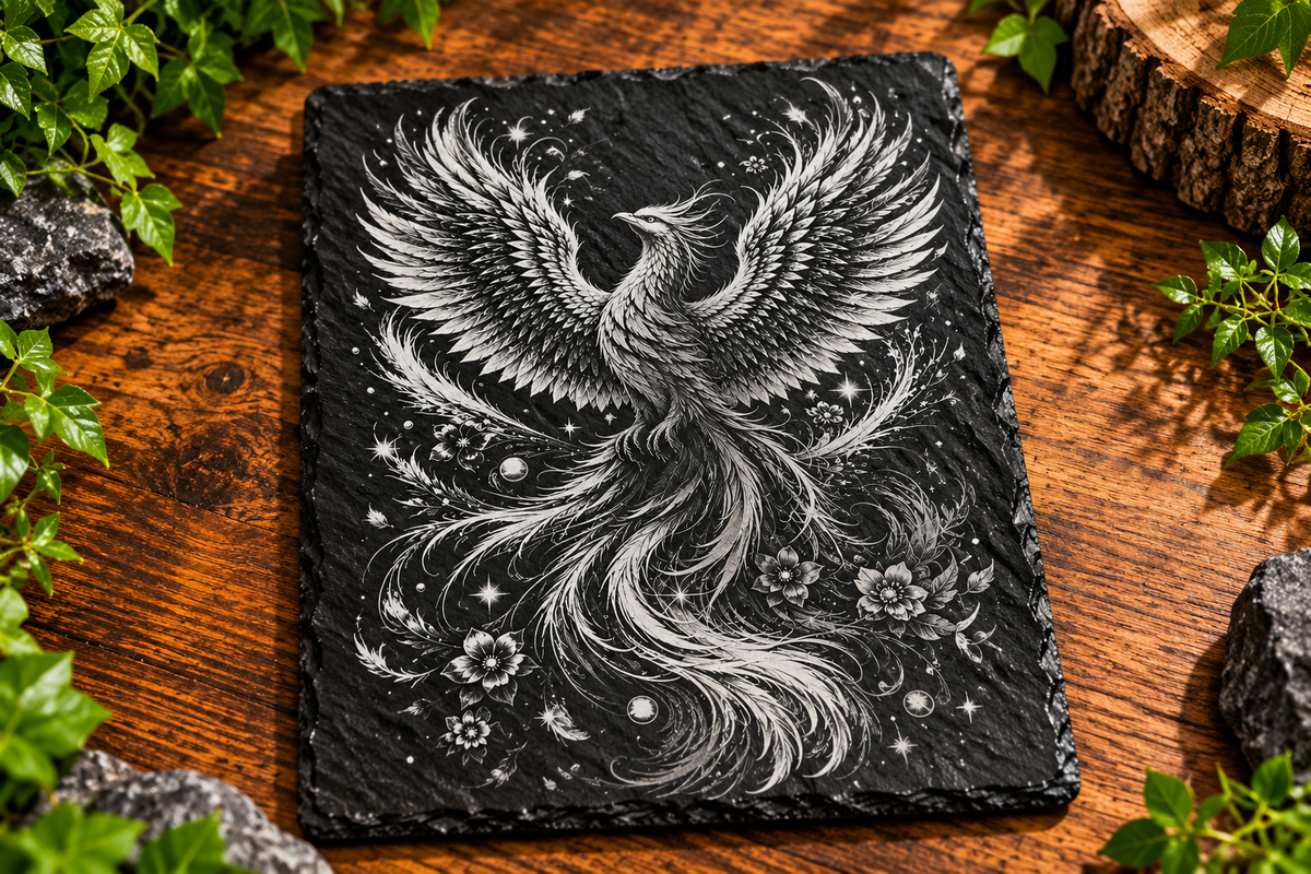 Personalised Laser Engraved Slate Centrepiece | Custom Decorative Slate Display | Unique Gift for Any Occasion