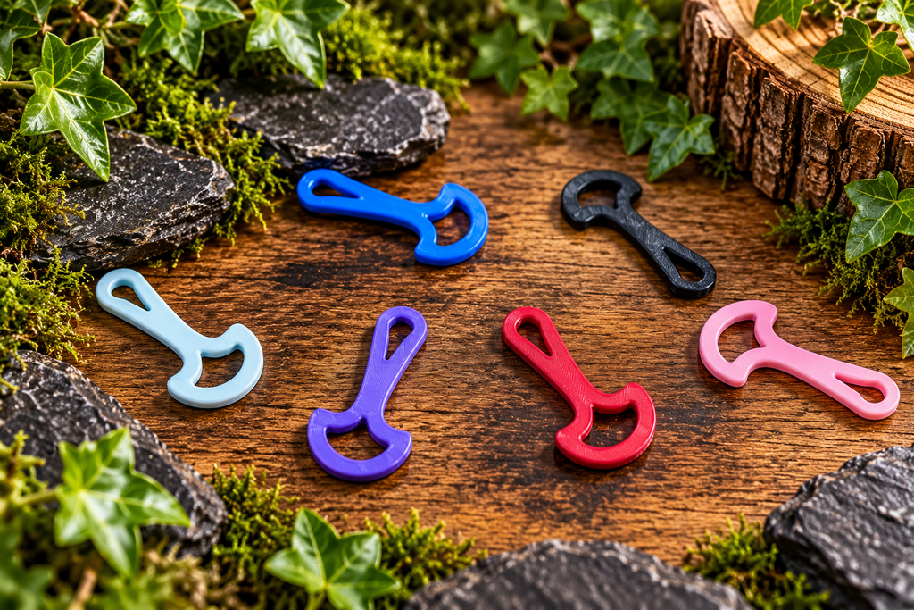 3D Printed Trolley Key | Reusable Shopping Trolley Coin | Handy Keyring Accessory | Unique Gift
